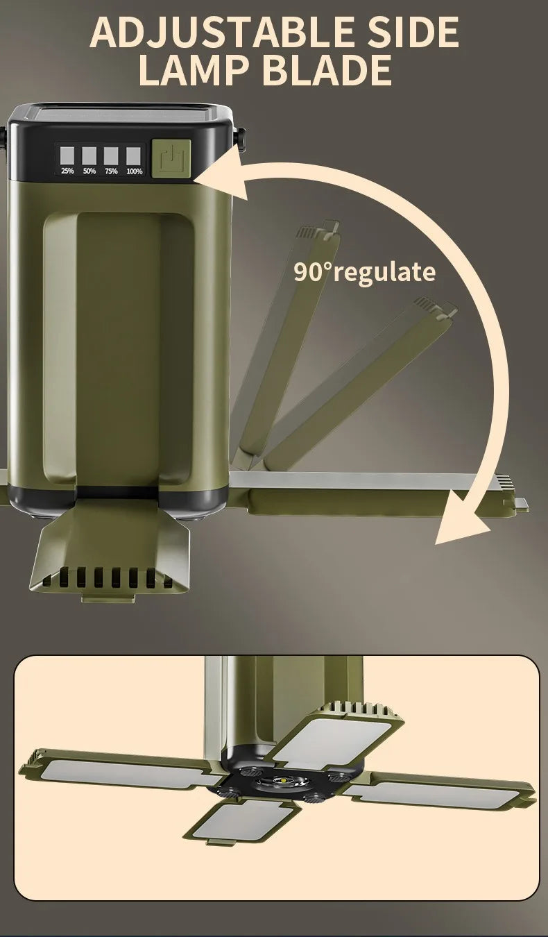 Foldable Camping Light Power Bank