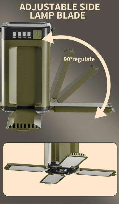 Foldable Camping Light Power Bank