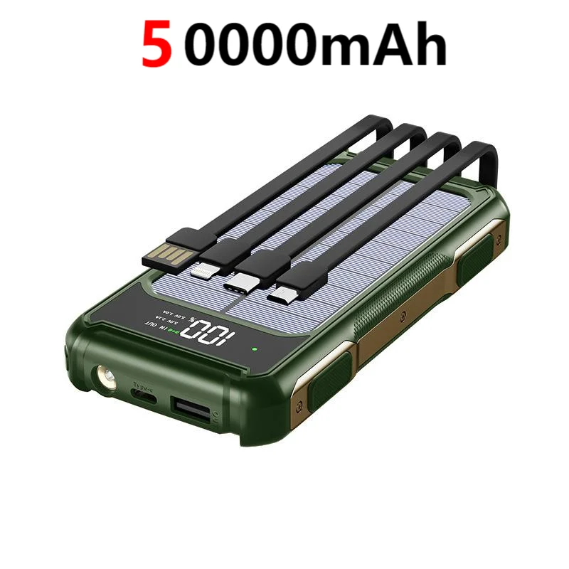 200000mAh 4 in 1 Built in Cables