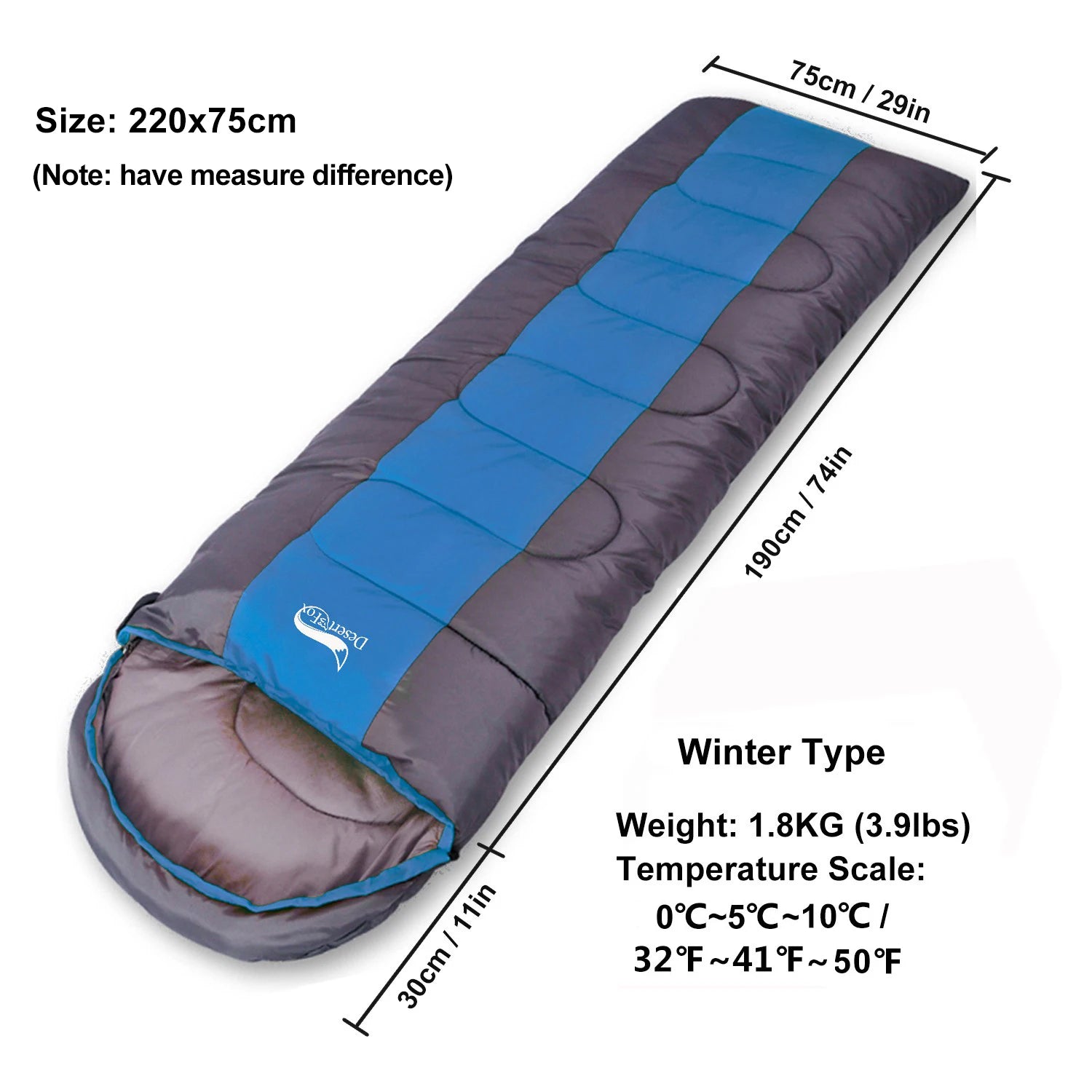 Camping Cotton Sleeping Bag Lightweight