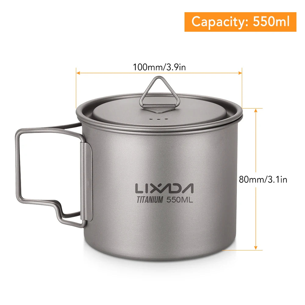 Lixada Ultralight Titanium Cup