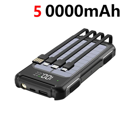200000mAh 4 in 1 Built in Cables
