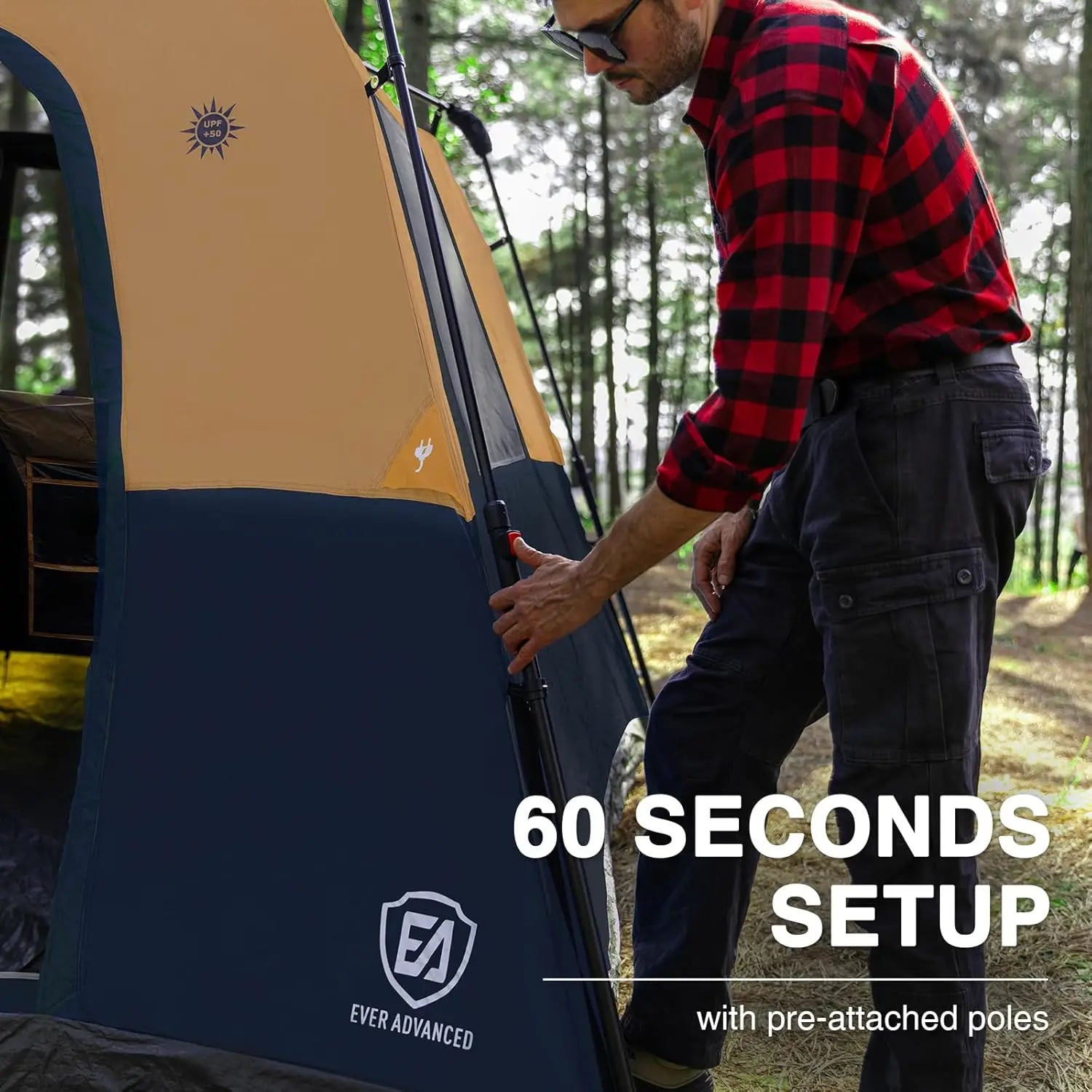 6-Person Instant Cabin Tent