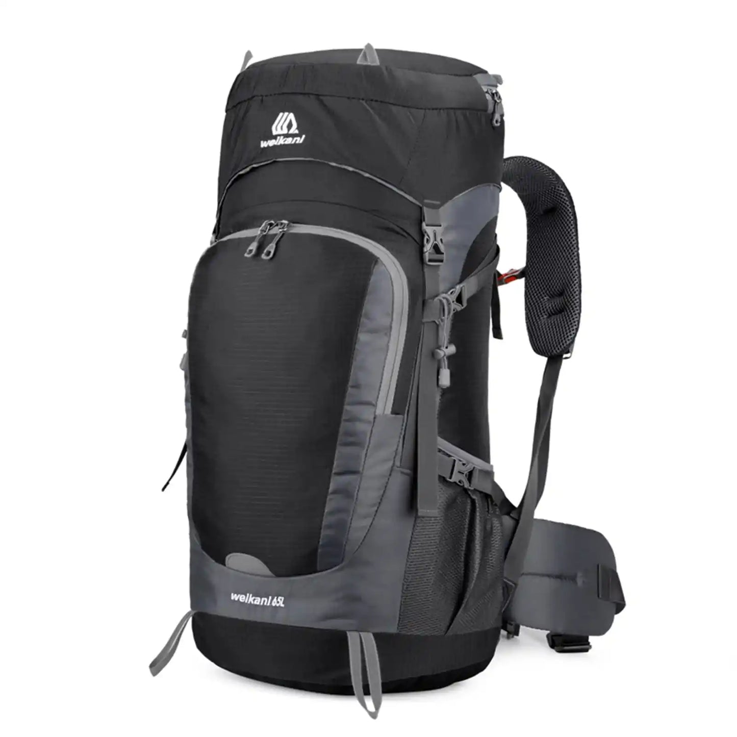 65L Waterproof Hiking Backpack with Rain Cover – Outdoor Travel & Camping Daypack