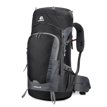 65L Waterproof Hiking Backpack with Rain Cover – Outdoor Travel & Camping Daypack