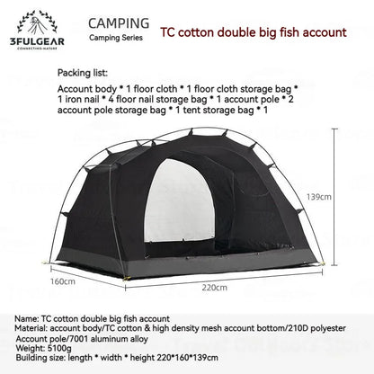 3F UL GEAR Camping TC Cotton Kangaro