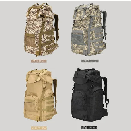 Molle 60L Camping Backpack Tactical