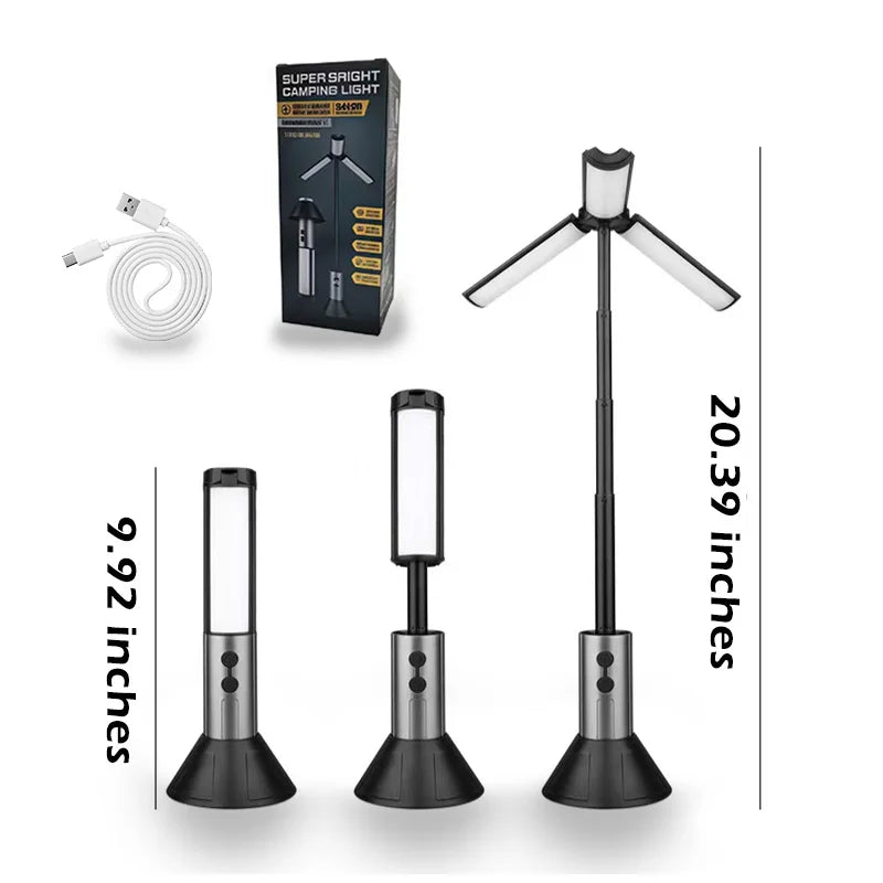 8000mAh Telescopic Camping Lamp,