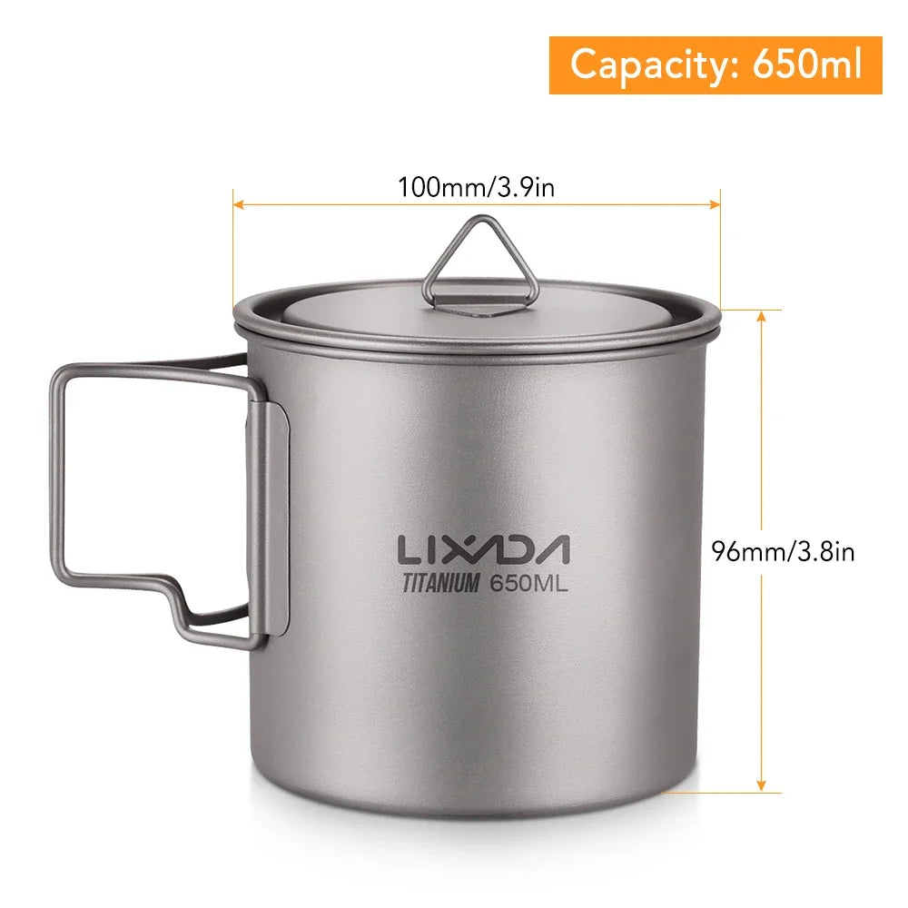 Lixada Ultralight Titanium Cup