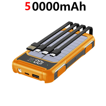 200000mAh 4 in 1 Built in Cables