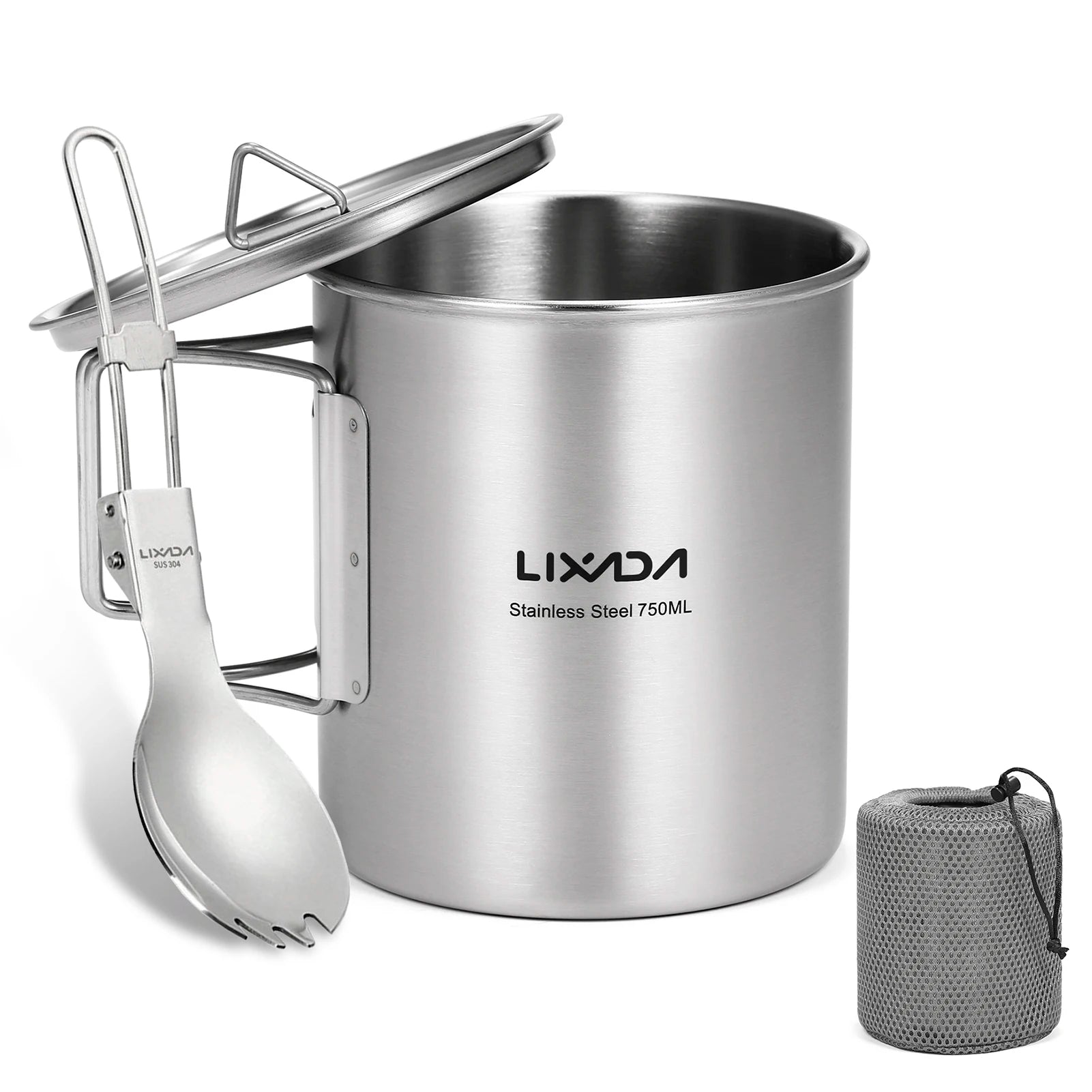 Lixada 750ml Cup Outdoor Stainless