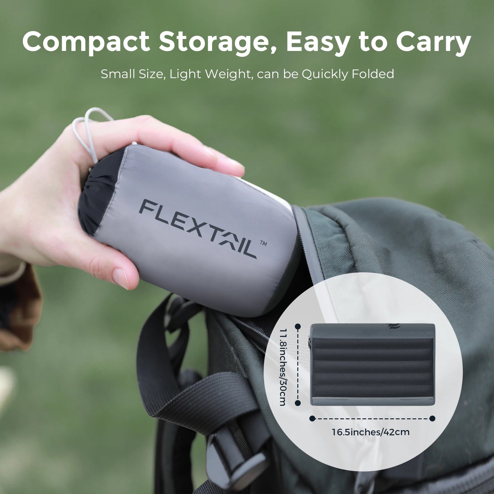 FLEXTAIL Inflatable Camping Pillow