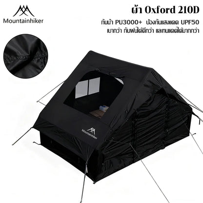 Outdoor inflatable camping tent