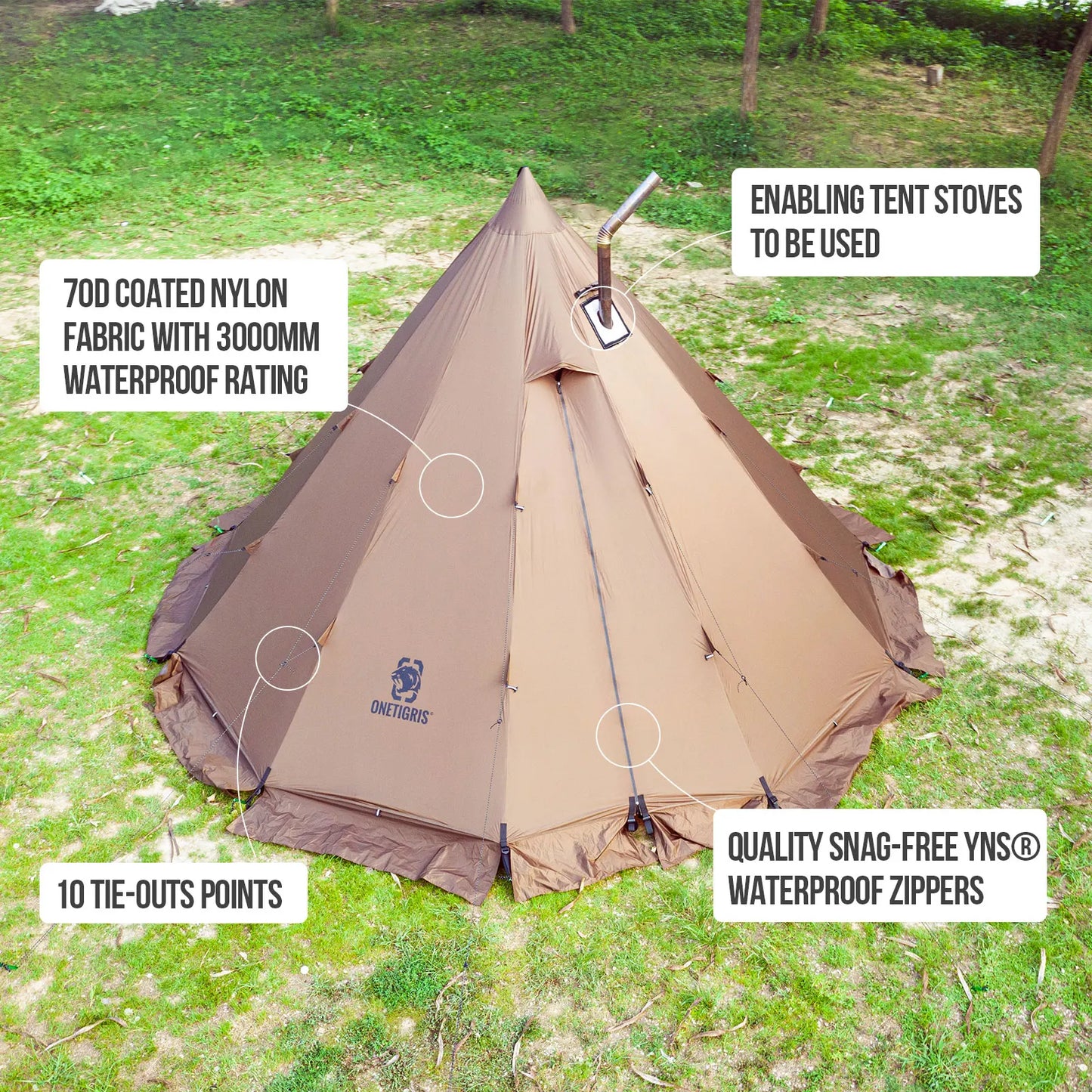 OneTigris Rock Fortress Hot Tent