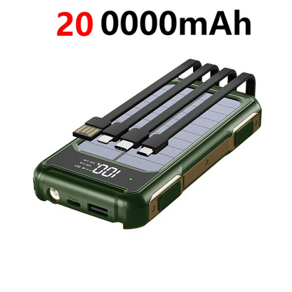 200000mAh 4 in 1 Built in Cables
